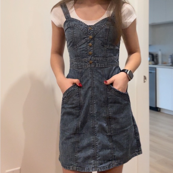 Mini denim dress for sale! - Picture 2 of 4